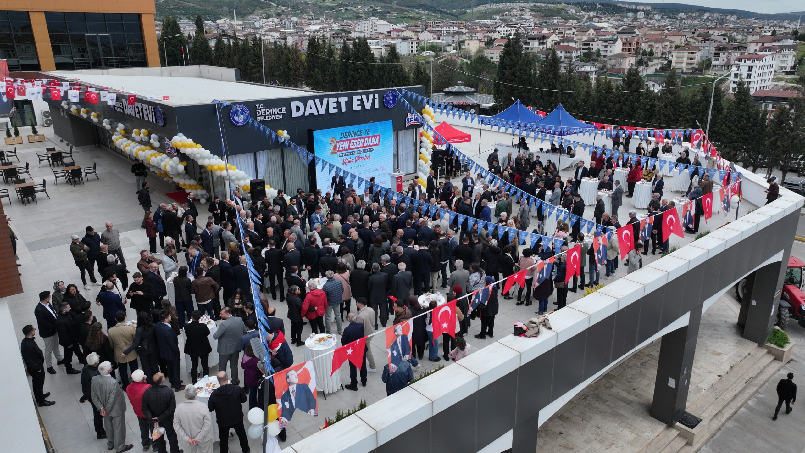 Ba�kan G�k�e�den Derince�ye �ki Yeni Eser