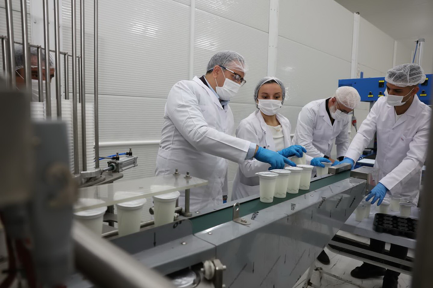 DERTA Tesislerinde Ayran retimi Balyor