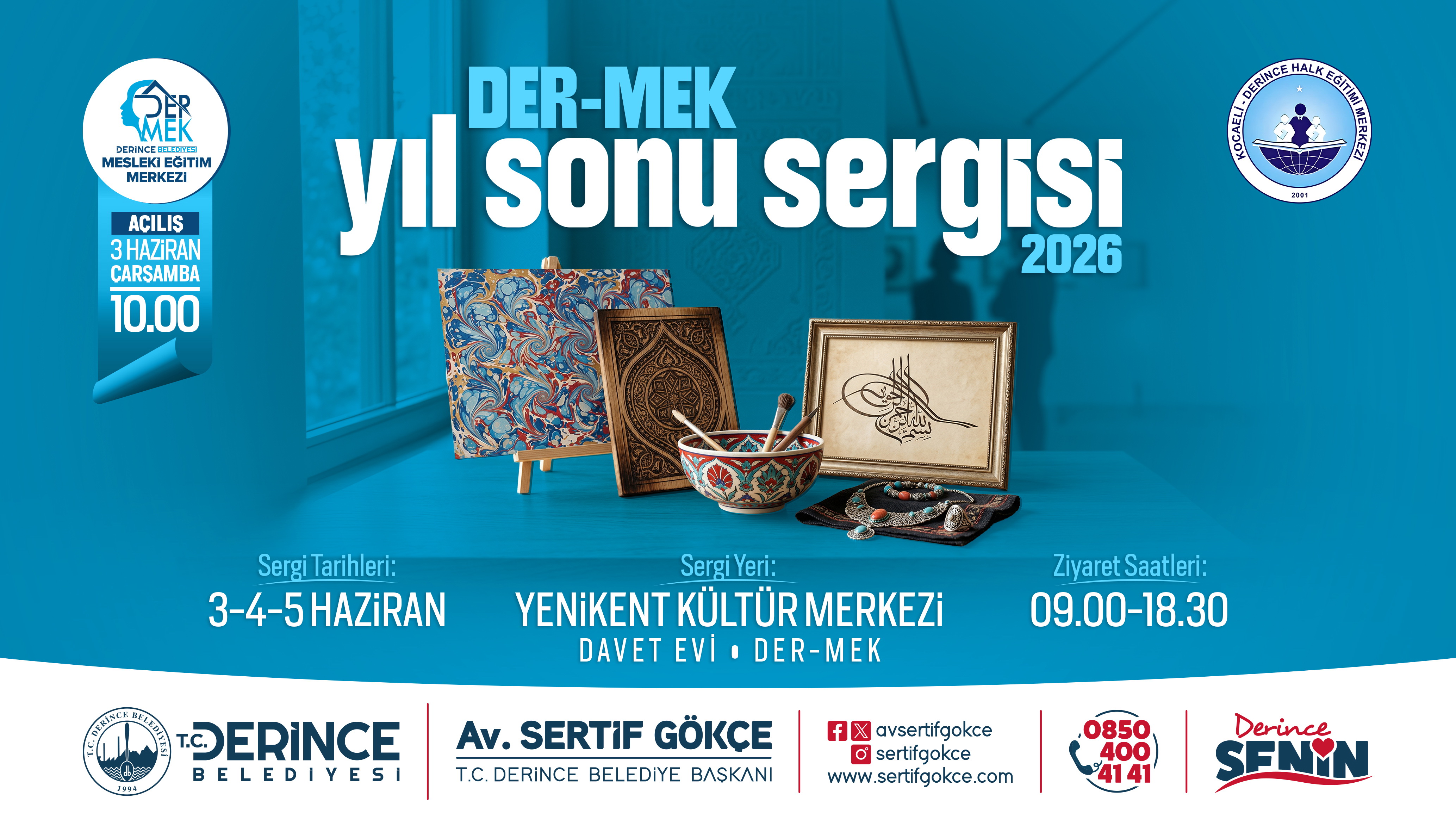 DER-MEK�te Bir Y�l�n Eme�i Sergiye D�n���yor