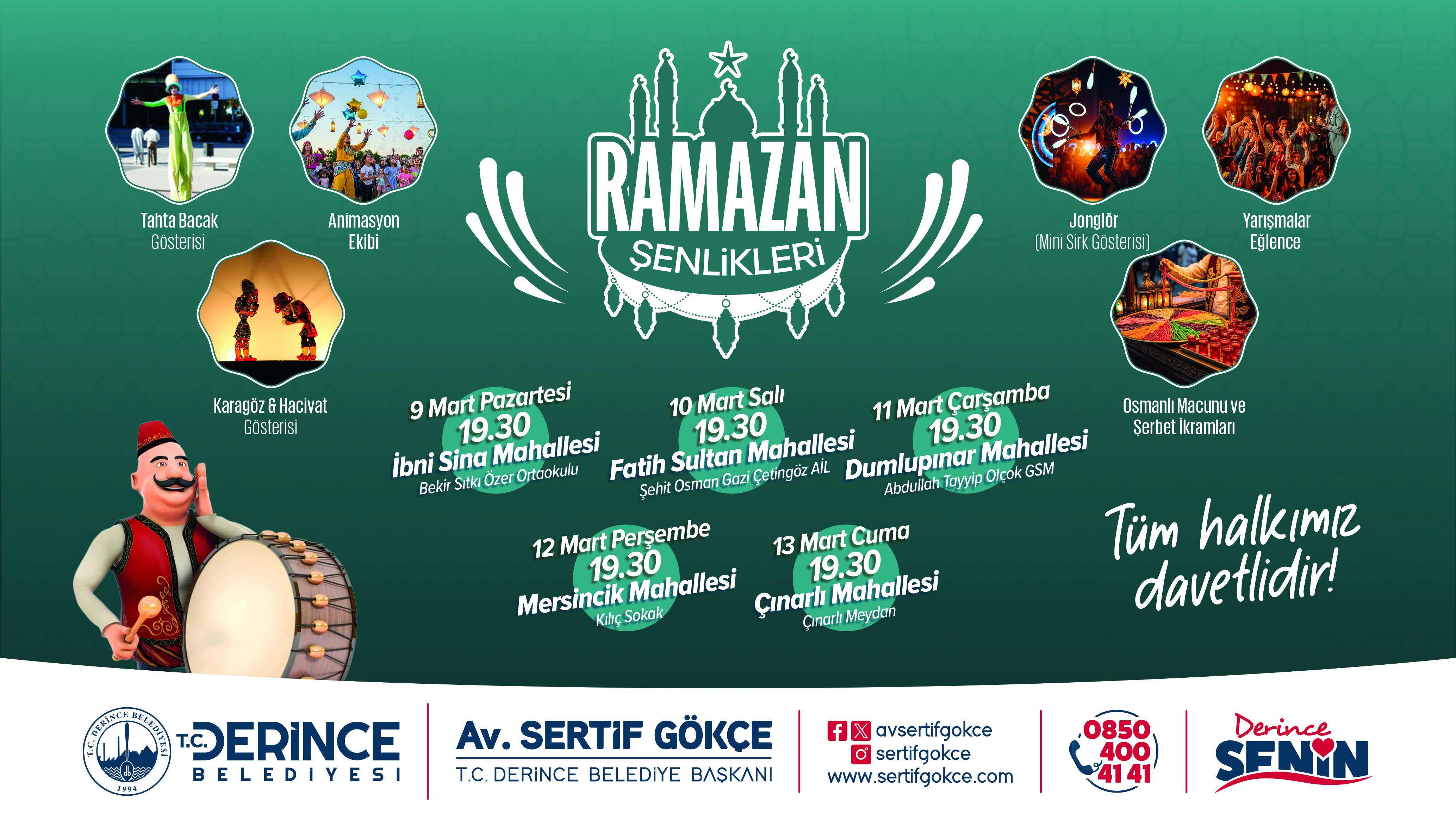 Derince�de Ramazan �enlikleri