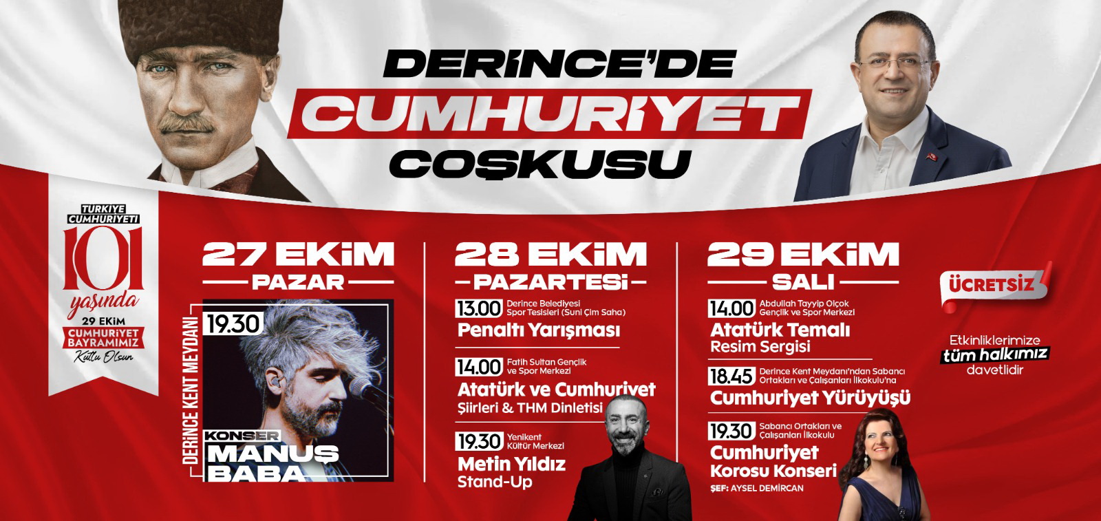 Cumhuriyet Bayram Cokuyla Kutlanacak