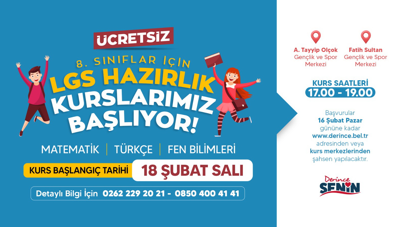 cretsiz LGS Hazrlk Kurslar Balyor