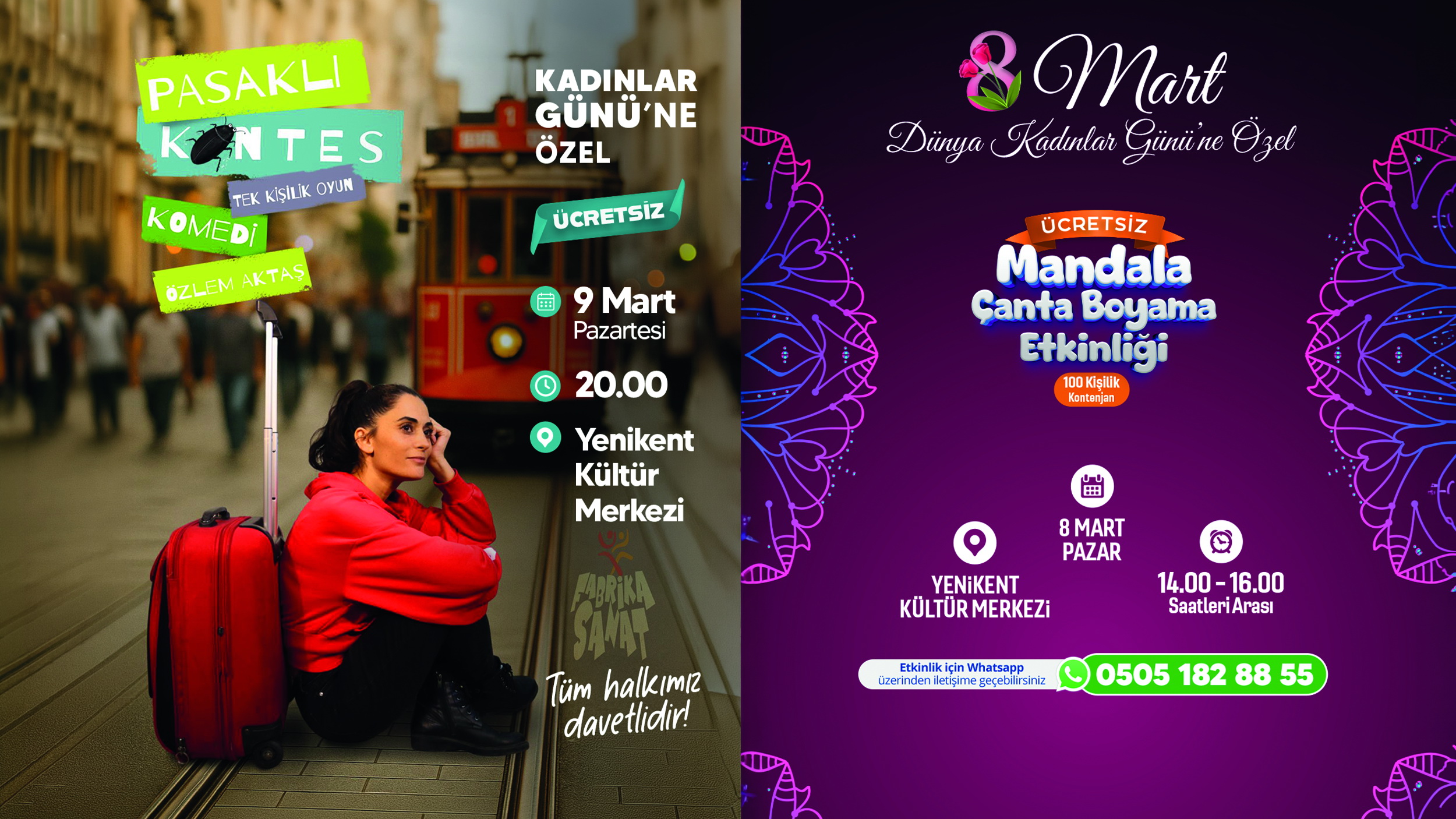 Kad�nlar G�n��ne �zel Programlar